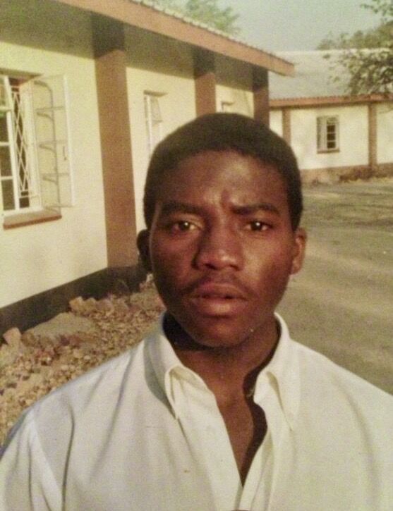 Malcolm Kafesu during his A-level years at Moleli High School, 1991–1992